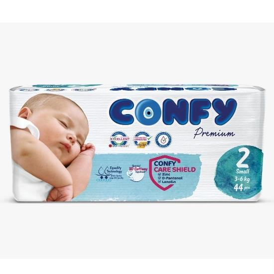 پوشک کانفی سایز 2 بسته 44 عددی Confy Size 2